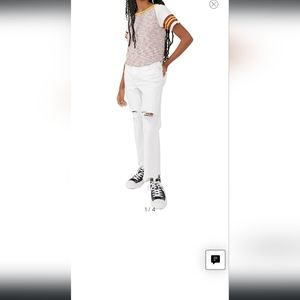 Free People Women's Tapered Baggy Boyfriend Jeans